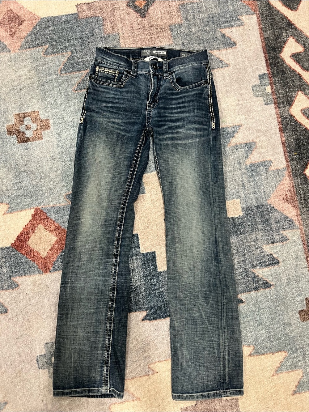 BKE Dark Blue Bootcut Jeans (Aiden)